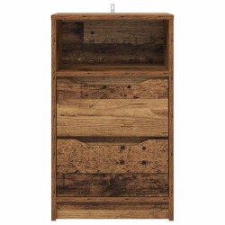 Tables de chevet avec tiroir 2 pcs Bois Ancien 40 x 30 x 467 cm 626955626955