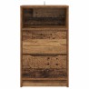 Tables de chevet avec tiroir 2 pcs Bois Ancien 40 x 30 x 467 cm 626955626955