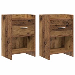 Tables de chevet 2 pcs Bois ancien 40 x 30 x 60 cm 626956626956