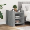 Table de chevet sonoma gris 45x50x50 cm bois d'ingénierie 626957626957