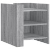 Table de chevet sonoma gris 45x50x50 cm bois d'ingénierie 626957626957