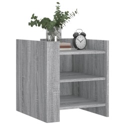 Table de chevet sonoma gris 45x50x50 cm bois d'ingénierie 626957626957