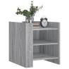 Table de chevet sonoma gris 45x50x50 cm bois d'ingénierie 626957626957