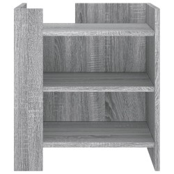 Table de chevet sonoma gris 45x50x50 cm bois d'ingénierie 626957626957