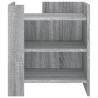 Table de chevet sonoma gris 45x50x50 cm bois d'ingénierie 626957626957