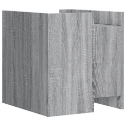 Table de chevet sonoma gris 45x50x50 cm bois d'ingénierie 626957626957