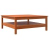 Table basse cire marron 100x100x40 cm bois massif de pin 626958626958