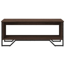 Table basse chêne marron 100x51x40 cm bois d'ingénierie 626959626959