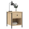 Tables de chevet 2 pcs chêne sonoma 40x42x50 cm bois ingénierie 626960626960