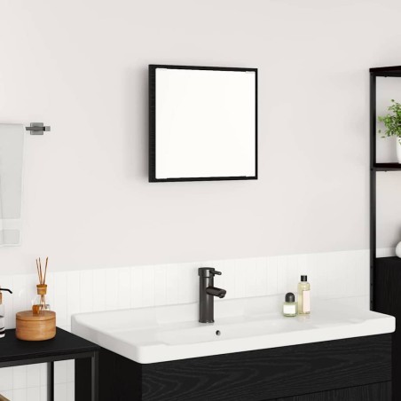 Miroir de salle de bain LED Chêne noir 40 x 37 x 8.5 cm 626963626963