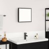 Miroir de salle de bain LED Chêne noir 40 x 37 x 8.5 cm 626963626963