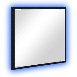 Miroir de salle de bain LED Chêne noir 40 x 37 x 8.5 cm 626963626963