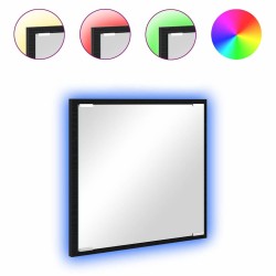 Miroir de salle de bain LED Chêne noir 40 x 37 x 8.5 cm 626963626963