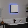Miroir de salle de bain LED Chêne noir 40 x 37 x 8.5 cm 626963626963