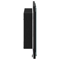 Miroir de salle de bain LED Chêne noir 40 x 37 x 8.5 cm 626963626963