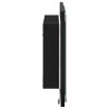 Miroir de salle de bain LED Chêne noir 40 x 37 x 8.5 cm 626963626963