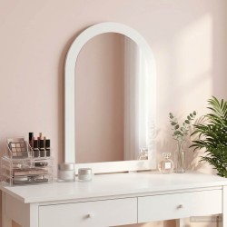 Miroir FAUSKE Blanc 43 x 3,5 x 77 cm Usage intérieur uniquement 626966626966