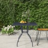 Table de jardin anthracite 80x80x72,5 cm Treillis d'acier 626967626967