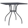Table de jardin anthracite 80x80x72,5 cm Treillis d'acier 626967626967