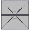 Table de jardin anthracite 80x80x72,5 cm Treillis d'acier 626967626967