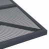 Table de jardin anthracite 80x80x72,5 cm Treillis d'acier 626967626967