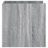 Table de chevet sonoma gris 45x50x50 cm bois d'ingénierie 626968626968