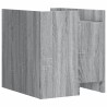 Table de chevet sonoma gris 45x50x50 cm bois d'ingénierie 626968626968