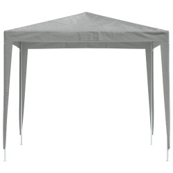 Tente de fête 250 x 250 x 240 cm Gris clair PE et acier 626973626973