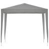 Tente de fête 250 x 250 x 240 cm Gris clair PE et acier 626973626973