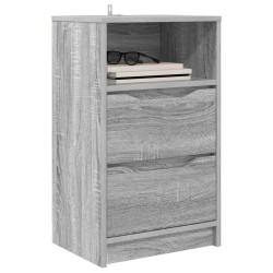 Tables de chevet avec tiroir 2 pcs Gris Sonoma 40 x 30 x 467 cm 626976626976