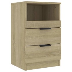 Tables de chevet 2 pcs Chêne Sonoma Bois d'ingénierie 626982626982