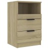 Tables de chevet 2 pcs Chêne Sonoma Bois d'ingénierie 626982626982
