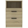 Tables de chevet 2 pcs Chêne Sonoma Bois d'ingénierie 626982626982