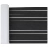 Tapis de bateau Rayé Gris foncé et blanc 240 x 60 cm EVA 626983626983