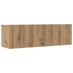 Meubles TV muraux 2 pcs chêne artisanal 100x30x30 cm 626991626991
