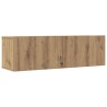 Meubles TV muraux 2 pcs chêne artisanal 100x30x30 cm 626991626991