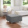 Pouf de rangement Gris foncé 80 x 80 x 45 cm Velours 626994626994
