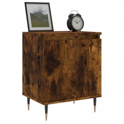 Tables de chevet 2 pcs chêne fumé 40x30x50 cm bois d'ingénierie 626996626996