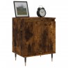 Tables de chevet 2 pcs chêne fumé 40x30x50 cm bois d'ingénierie 626996626996