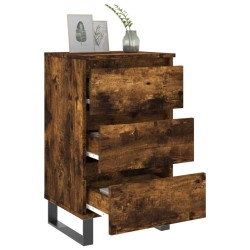 Tables de chevet 2 pcs chêne fumé 40x35x69 cm bois ingénierie 626997626997