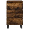 Tables de chevet 2 pcs chêne fumé 40x35x69 cm bois ingénierie 626997626997