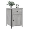 Tables de chevet 2 pcs sonoma gris 40x42x60cm bois d'ingénierie 627002627002