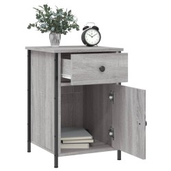 Tables de chevet 2 pcs sonoma gris 40x42x60cm bois d'ingénierie 627002627002