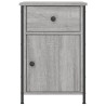 Tables de chevet 2 pcs sonoma gris 40x42x60cm bois d'ingénierie 627002627002