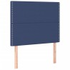 Tête de lit à LED Bleu 100x5x118/128 cm Tissu 627006627006