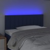 Tête de lit à LED Bleu 80x5x78/88 cm Tissu 627007627007