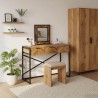 Table de Toilette Marron 100 x 40 x 120 cm Bois d'Acacia Massif 627008627008