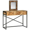 Table de Toilette Marron 100 x 40 x 120 cm Bois d'Acacia Massif 627008627008