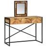 Table de Toilette Marron 100 x 40 x 120 cm Bois d'Acacia Massif 627008627008
