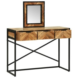Table de Toilette Marron 100 x 40 x 120 cm Bois d'Acacia Massif 627008627008